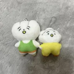 餃子のぎょざ・ぎょざお GYOZAO ぬいぐるみキーホルダー 2個セット — image 1