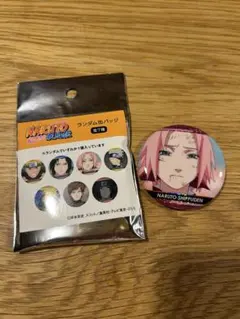 NARUTO 疾風伝 ランダム缶バッジ 春野サクラ　39マート — image 1