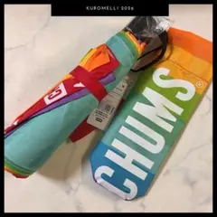 【未使用】CHUMS 折り畳み傘 カラフル レインボー — image 1