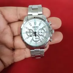 no288　SEIKO クロノグラフ 100M クォーツ 腕時計 — image 1