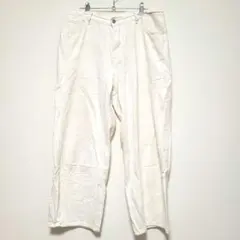 シーイン【1XL】 ホワイト 白 ワイドパンツ 大きめ 希少サイズ 人気 — image 1