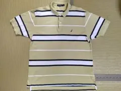 NAUTICA ボーダー ポロシャツ Lサイズ（実質LL相当） — image 1