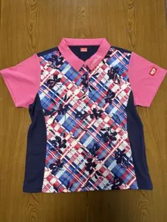 Nittaku 卓球ウェア ポロシャツ ピンク ネイビー — image 1