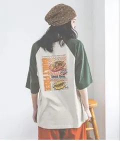 niko and…ニコアンド＊ハイカロリーラグランTシャツ ＊ М ★ 新品 ★ — image 1
