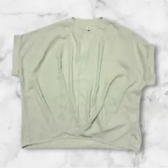 【極上の清涼感】ONEMAX ラミー麻 半袖Tシャツ L ミントグリーン — image 1