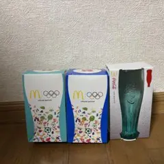 Coca-Cola McDonald's オリンピックコラボ グラス 2個セット — image 1