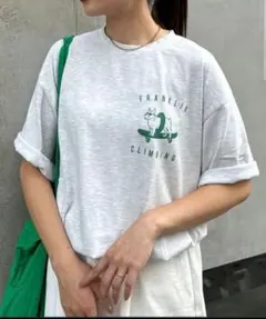 【Franklin Climbing】ブルドッグスケボープリント半袖Tee — image 1