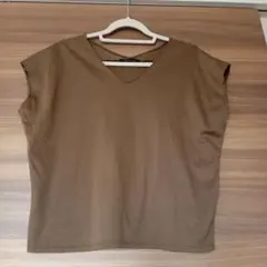 BARNYARDSTORM　日本製　カーキ系　綿100%　フレンチスリーブ — image 1