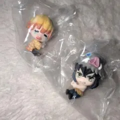 新品未開封　鬼滅の刃 ミニフィギュアハグコット 善逸伊之助セット — image 1