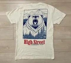 Spring field クマ　バックプリント　tシャツ　古着　半袖 — image 1