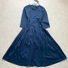 【新品★】MaxMara マックスマーラ コットン マキシ丈タックワンピース L — image 1