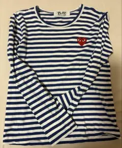 PLAY COMME des GARCONS ボーダー長袖 Tシャツ — image 1