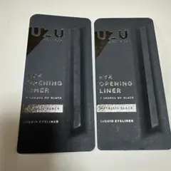 UZU EYE OPENING LINER METALLIC BLACK 2個 — image 1