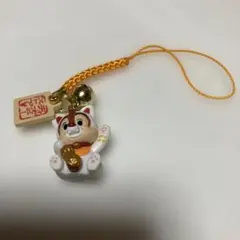 ディズニー ディズニーストア　チップ 招き猫　根付 ストラップ — image 1