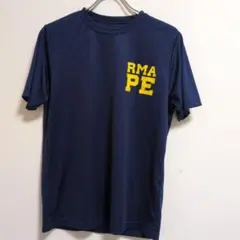 A4 エーフォー Tシャツ クルーネック 半袖 無地 M 紺 ポリエステル — image 1