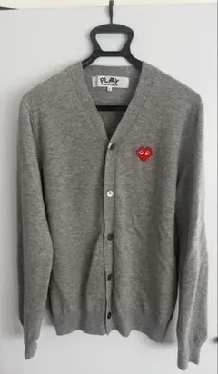 PLAY COMME des GARCONS カーディガン グレー L — image 1