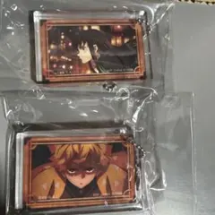 鬼滅の刃 アクリッツキーホルダー 善逸 無一郎 2種セット — image 1