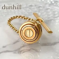 【美品】dunhill ダンヒル タイタック dロゴ 円形 サークル ゴールド — image 1