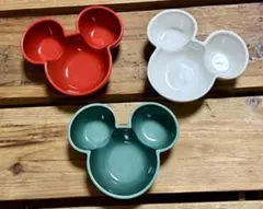LE CREUSETミッキーマウスストーンウェア3点セット — image 1