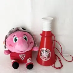 《新品》千葉ジェッツ ジャンボくんぬいぐるみキーホルダー&メガホン — image 1