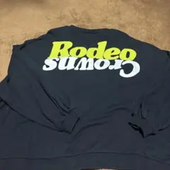 Rodeo Crowns トレーナー 黒 バックプリント — image 1
