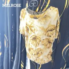 MELROSE【レーヨン100%】花柄　ベージュ　ドルマン — image 1