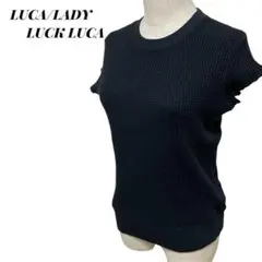 LUCA/LADY LUCK LUCA★ワッフル ニット トップス — image 1