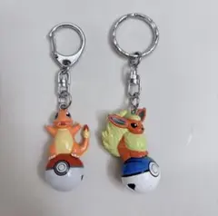 ポケモン ヒトカゲ ブースター キーホルダー 2個セット — image 1