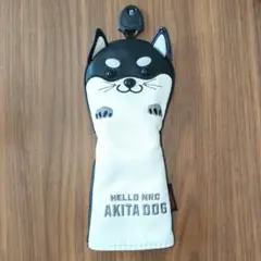 【美品】NRC GOLF ユーティリティ ヘッドカバー 秋田犬 UT 番号変更可 — image 1