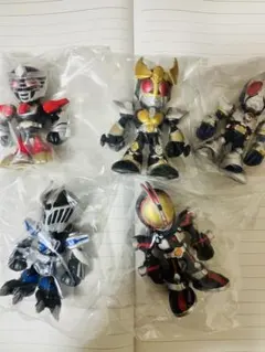 駈斗戦士 カードウォリアー 仮面ライダーズ 5種フィギュアのみ — image 1