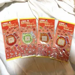 ♡たまごっち♡赤いシリーズ♡キラキラシール4♡コンプセット♡セリア♡ — image 1