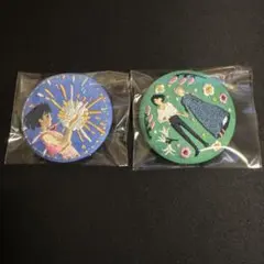 スタジオジブリ ハウルの動く城 刺繍缶バッチ　２個 — image 1