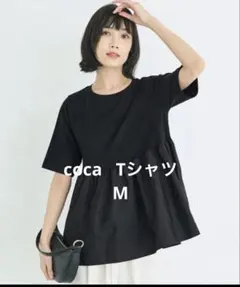 coca M トップス　Tシャツ　黒 — image 1