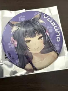 ネコぱら セカイコネクト ユズハ 缶バッジ ネココネ — image 1