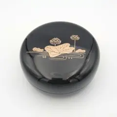 仏具＊香合＊黒蓮＊4.0寸【335】 — image 1