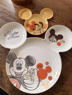 ディズニー ミッキーマウス プレート 2枚セット — image 1