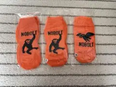 NOBOLT 靴下 3足セット オレンジ — image 1