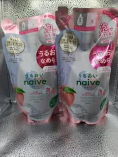ナイーブ泡ボディソープ 詰替480ml ピーチ 2個セット — image 1