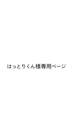 はっとりくん様 専用ページ — image 1