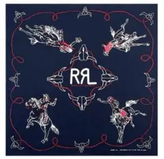 ダブルアールエル カウボーイ バンダナ ハンカチ スカーフ RRL バンダナ — image 1
