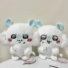 タグ付き　モモンガ もぐもぐぬいぐるみ ちいかわ 2つセット — image 1