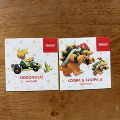 任天堂 マリオカート ノコノコ クッパ ステッカー 2枚セット — image 1