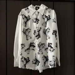 Drug honey クマプリント 長袖シャツ — image 1