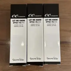 韓国コスメ SECRET KEY レット ミーノウ CCクリーム 3本セット — image 1
