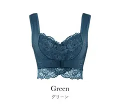 チャーメイクボディ 美胸ケア ナイトブラ グリーン — image 1