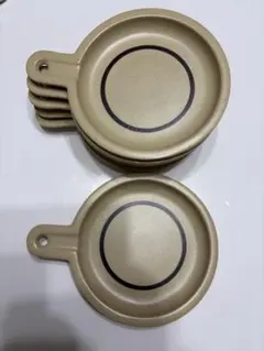 たち吉 アダム＆イヴ スキレット 6枚セット 直火 オーブン対応 ストーンウェア — image 1
