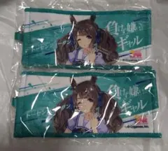 ウマ娘 リアルガチャ ミニ応援タオルキーホルダー トーセンジョーダン 2個 新品 — image 1