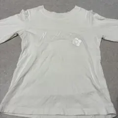 MARY QUANT Tシャツ ホワイト 刺繍ロゴ — image 1