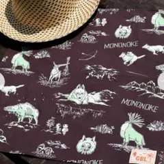【GBL】新品　もののけ姫 ハワイアンバンダナ もののけたち　ジブリ — image 1