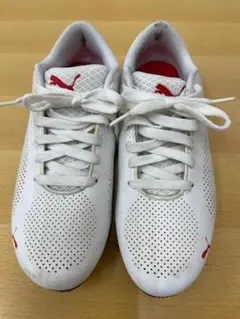 PUMA　ドリフトキャット フェラーリドライビングシューズ白メッシュ26cm — image 1